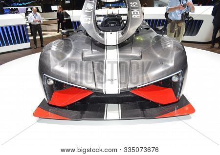 Geneva, Switzerland, March 06-2018: Techrules Ren Rs At Gims