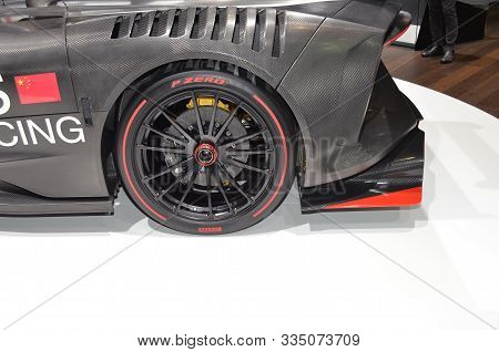 Geneva, Switzerland, March 06-2018: Techrules Ren Rs At Gims