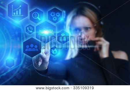 Planning Marketing Strategy. Business, Technology, Internet And Network Concept. Young Businessman S