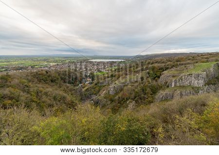 Landscape Photo Of Cheddar Gorge In Somerset.