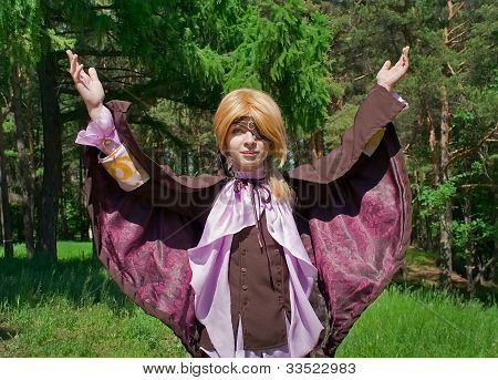 Las mujeres jóvenes Cosplay