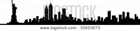 New Yorku silueta 1. eps