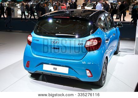 Frankfurt-september 19:  Hyundai I10 At The Frankfurt International Motor Show On September 19, 2019
