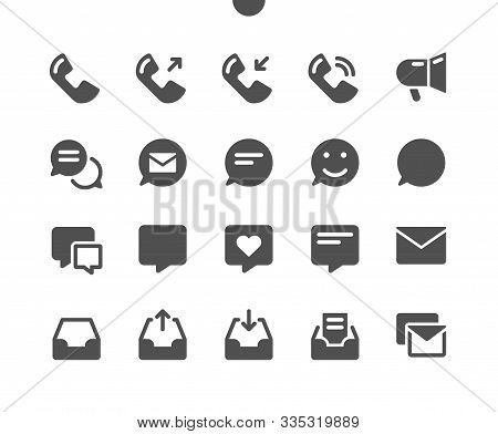 Communication V1 Ui Pixel Perfect Well-crafted Vector Solid Icons 48x48 Ready For 24x24 Grid For Web
