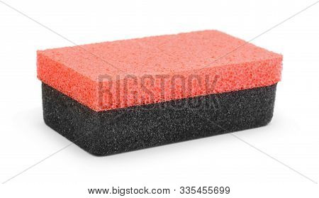 Shoe Shine Sponge Isolated On White Background