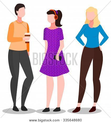 Ladies Casual Clothes Vector \u0026 Photo 