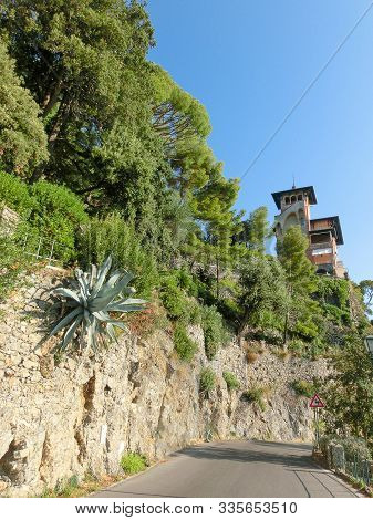 Beautiful Road To Portofino From Santa Margherita At Italy, Ligure