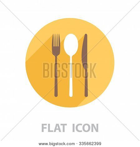 Menu Vector Icon. Vector Illustration In A Flat Style