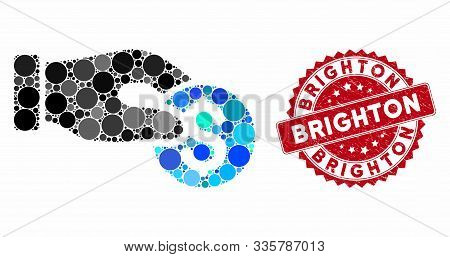Mosaic Coin Donation Vector Photo Free Trial Bigstock