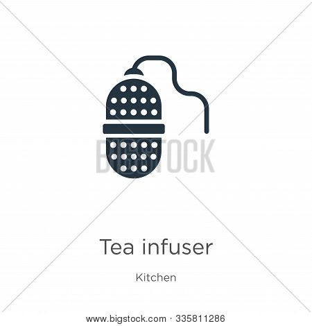Tea Infuser Icon Vector. Trendy Flat Tea Infuser Icon From Kitchen Collection Isolated On White Back
