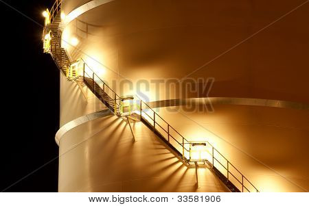 silo de noche