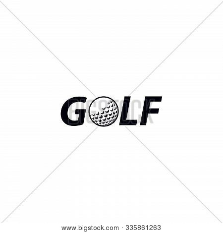 Golf Ball Logo Concept Icon Simple Modern