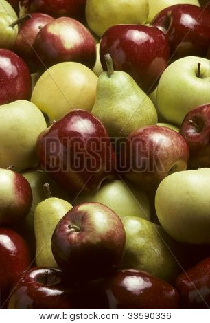 Gemengde appelen en peren Bartlet