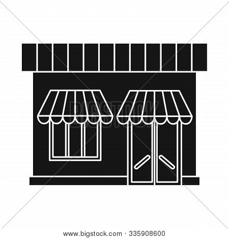 Vector Design Of Store And Grocery Icon. Set Of Store And Facade Vector Icon For Stock.