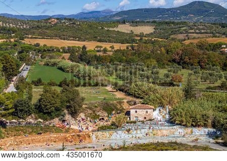 Cascate del Mulino, Saturnia, Tuscany, Italy