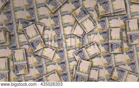 Nigerian Naira Money Banknotes Pack Illustration