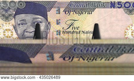 Nigerian Naira Money Banknotes Pack Illustration