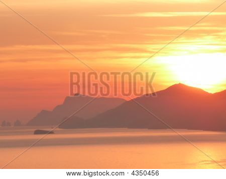 Praiano Sonnenuntergang
