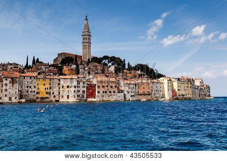 Keskiaikainen Rovinj ja Pyhän Euphemia katedraali, Istria, Kroatia