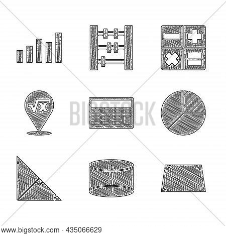 Set Calculator, Geometric Figure Cylinder, Acute Trapezoid Shape, Pie Chart Infographic, Angle Bisec