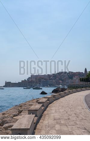 Morning Walk In Old Part Of Gaeta, Ancient Italian City In Province Latina