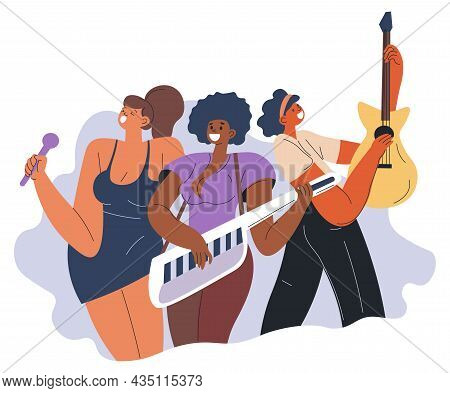 Pop Band, Female Group Popular Women Musicians