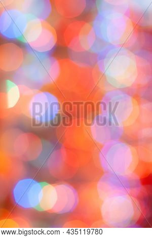 Decorated Christmas On A Blurred Background.