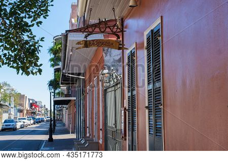 New Orleans, La - September 26: Bayona Restaurant In The French Quarter In September 26, 2021 In New