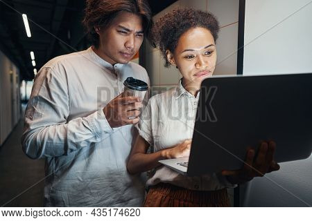 Workers Are Spending Break Together On Job