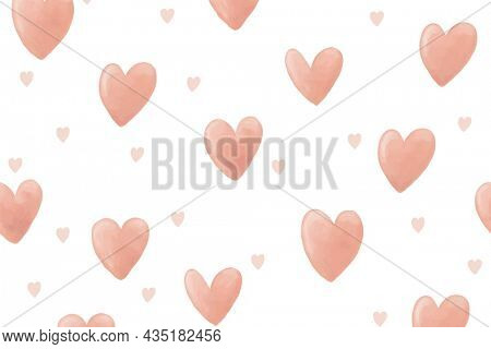 Heart background, cute desktop wallpaper
