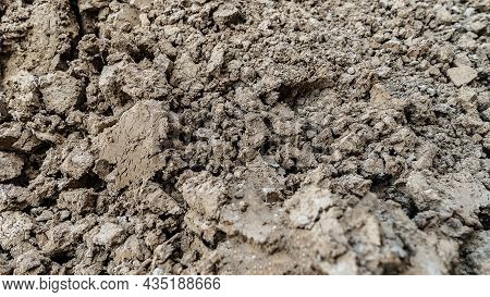 Corrugated Metal Sheet Texture Background. Texture Of Brown Metal Profiled Sheet Fence Decking. Faci