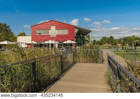 Visitor Center Of The Regional Park Rhein Main Portal Weilbacher Gravel Pits
