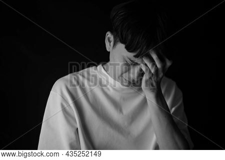 Image Of A Man Who Is Sad