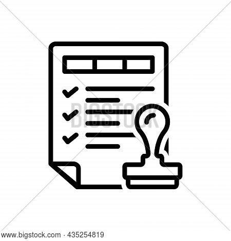 Black Line Icon For Criminal Handcuff Enforcement Delinquent Guilty Convicted Doomed Blameworthy