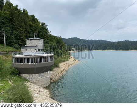 Lokve Dam Or Lokvarsko Lake Reservoir Dam, Lokve - Gorski Kotar, Croatia (lokvarska Brana Ili Brana 