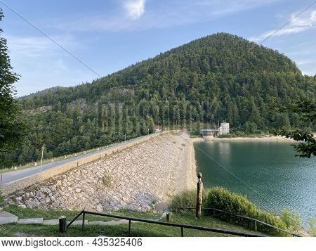 Lokve Dam Or Lokvarsko Lake Reservoir Dam, Lokve - Gorski Kotar, Croatia (lokvarska Brana Ili Brana 