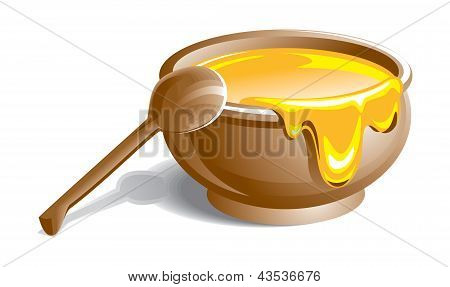 Tub of honey