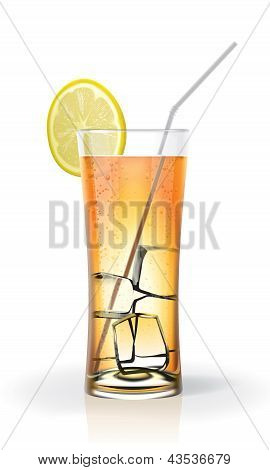 Fresh juice with ice