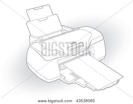Blæk printer