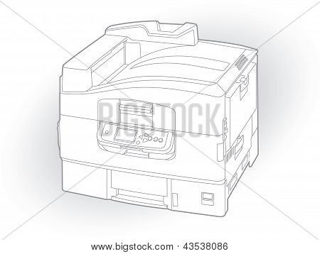 Farve laserprinter