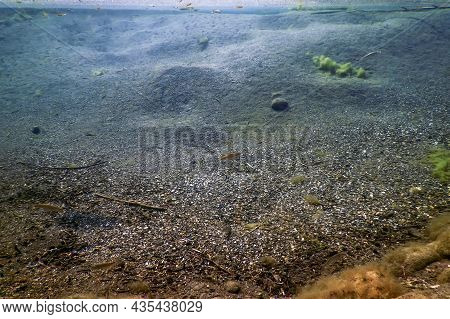 Underwater Pebbles And Gravel, Rivers Freshwater Underwater, Crystal Clear Water