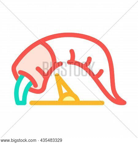 Pepper Low Taste Scale Color Icon Vector. Pepper Low Taste Scale Sign. Isolated Symbol Illustration