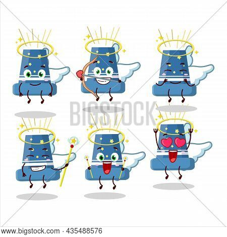 Reloadable Mortar Cartoon Designs As A Cute Angel Character