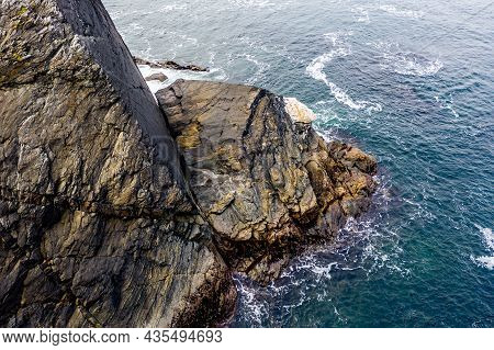 Aerial View Of The Coastline At Dawros In County Donegal - Ireland