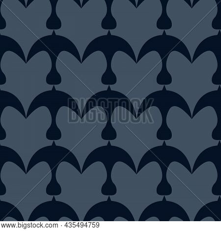 Seamless Pattern In The Form Of A Mesh Ornament In Dark Gray Tones For Prints On, Fabrics, Clothing,