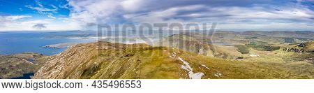 Aerial View Of Slieve Tooey By Ardara In County Donegal - Ireland