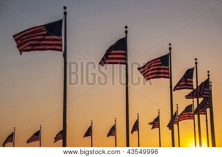 Flag af Washington Monument