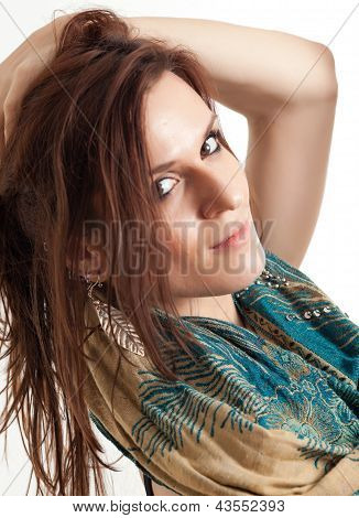 Das Gesicht der schönen Frau