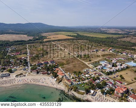 Aerial View Of Arapya Beach Near Town Of Tsarevo, Burgas Region, Bulgaria