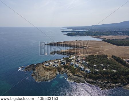 Aerial View Of Arapya Beach Near Town Of Tsarevo, Burgas Region, Bulgaria